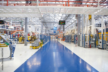 A Clean factory interior
